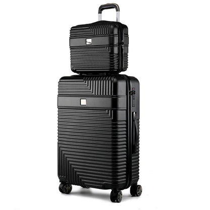 MKF Collection Mykonos Luggage Set with a Medium Carry-on and Small Cosmetic Case by Mia K