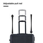 3 Piece Luggage Sets ABS Lightweight Suitcase with Spinner Wheels