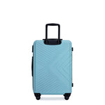 3 Piece Luggage Sets ABS Lightweight Suitcase with Spinner Wheels