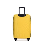 3 Piece Luggage Sets ABS Lightweight Suitcase with Spinner Wheels