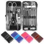 Set of 18 Pieces Nail Clipper Set Stainless Steel Nail Tools Manicure  Kit