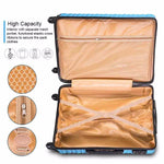 Hard shell Luggage Sets Suitcase ABS Lightweight with Spinner Wheels