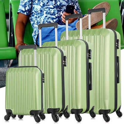 4 Piece Set Luggage Sets Suitcase ABS Hard shell Lightweight Spinner Wheels