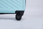 3 Piece Luggage Sets ABS Lightweight Suitcase with Spinner Wheels