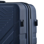 3 Piece Luggage Sets ABS Lightweight Suitcase with Spinner Wheels