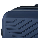 3 Piece Luggage Sets ABS Lightweight Suitcase with Spinner Wheels