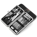 Set of 18 Pieces Nail Clipper Set Stainless Steel Nail Tools Manicure  Kit
