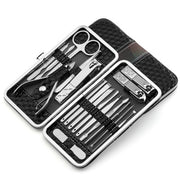Set of 18 Pieces Nail Clipper Set Stainless Steel Nail Tools Manicure  Kit
