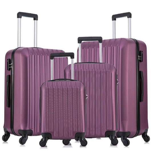 4 Piece Set Luggage Sets Suitcase ABS Hard shell Lightweight Spinners