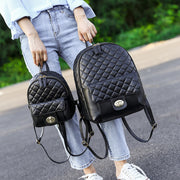 Black Leather Backpack