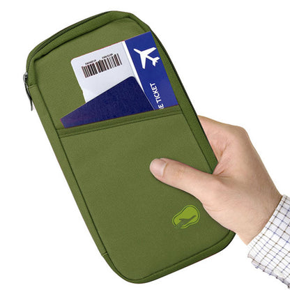 Travel Passport Wallet 12Cells Ticket ID Credit Card Holder Documents Phone Organizer