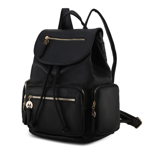 MKF Collection Ivanna Oversize Backpack Purse Vegan Leather Womens by Mia K