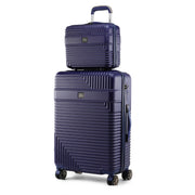 MKF Collection Mykonos Luggage Set with a Medium Carry-on and Small Cosmetic Case by Mia K