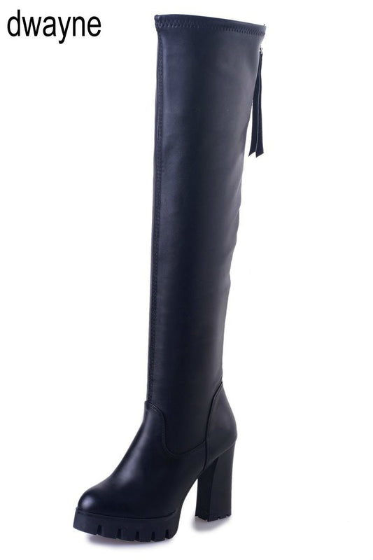 Sexyn High Heels Platform Boots