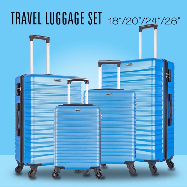 Hard shell Luggage Sets Suitcase ABS Lightweight with Spinner Wheels