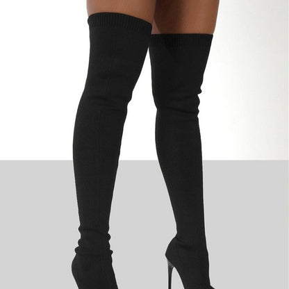 Ladies Winter Over The Knee Boots