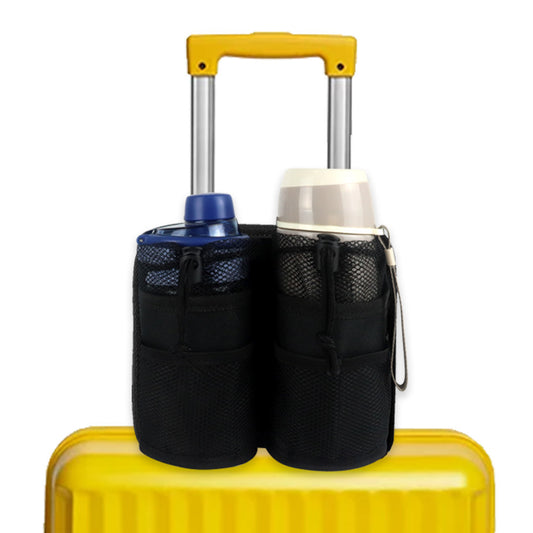 Luggage Two Cups Organizer Bag Hands-Free Drink Holder