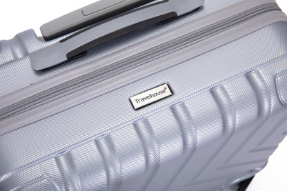 Pure PC 16&quot; Hard Case Luggage Computer Case With Universal Silent Aircraft Wheels Silver