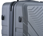 3 Piece Luggage Sets ABS Lightweight Suitcase with Spinner Wheels