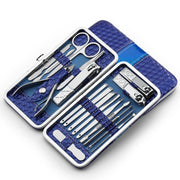 Set of 18 Pieces Nail Clipper Set Stainless Steel Nail Tools Manicure  Kit