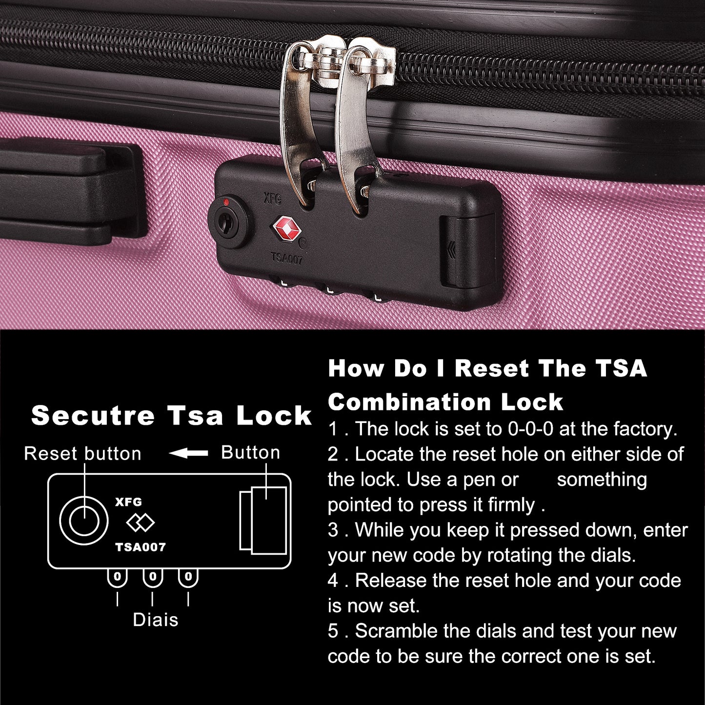 Luggage Sets Expandable ABS Hard shell 3pcs  with TSA Lock 20in/24in/28in