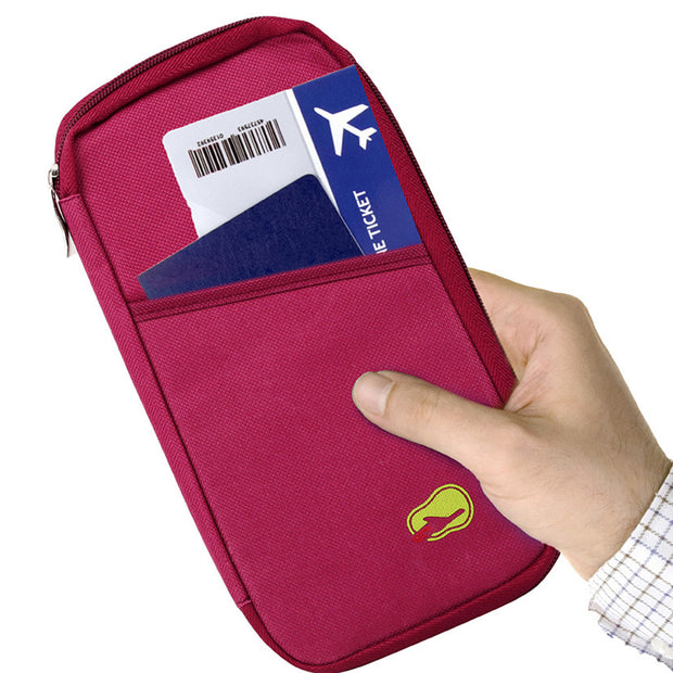 Travel Passport Wallet 12Cells Ticket ID Credit Card Holder Documents Phone Organizer