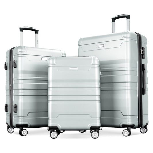 Luggage Sets New Model Expandable ABS Hard shell 3pcs