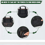 Carrying Bag for Jackery Portable Power Station Explorer 300 240 160 Storage Pockets Battery Case Travel Power Pack