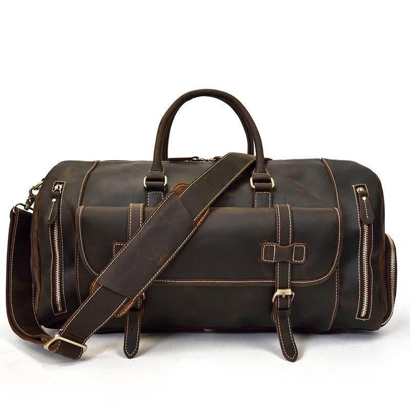 The Weekender Leather Duffle Bag