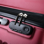 3-Piece Expandable Suitcase with Code Lock, Spinner Carry-On