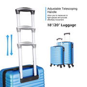 Hard shell Luggage Sets Suitcase ABS Lightweight with Spinner Wheels