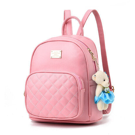 Women Pu Leather Backpack Purse Ladies Casual Shoulder Bag School Bag