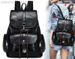 Shoulder Bag Rucksack PU Leather Women Girls Ladies Backpack Travel bag