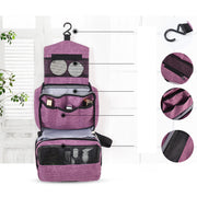 Toiletry Bag  with Hanging Hook, Water-resistant Travel Organizer